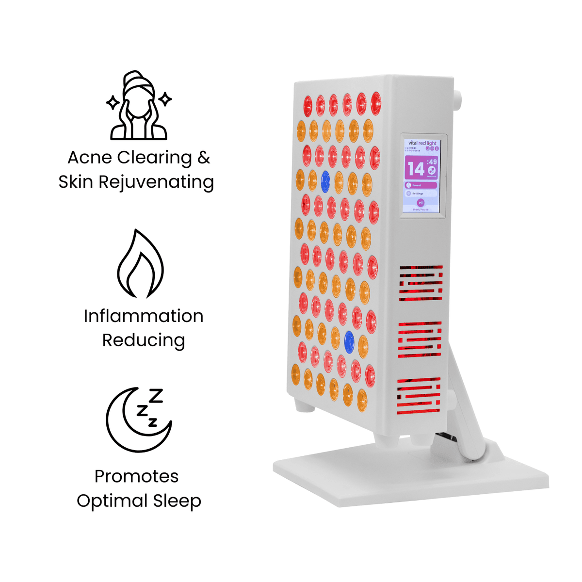 Vital Pro 2.0 Red Light Panel | 9 Wavelengths